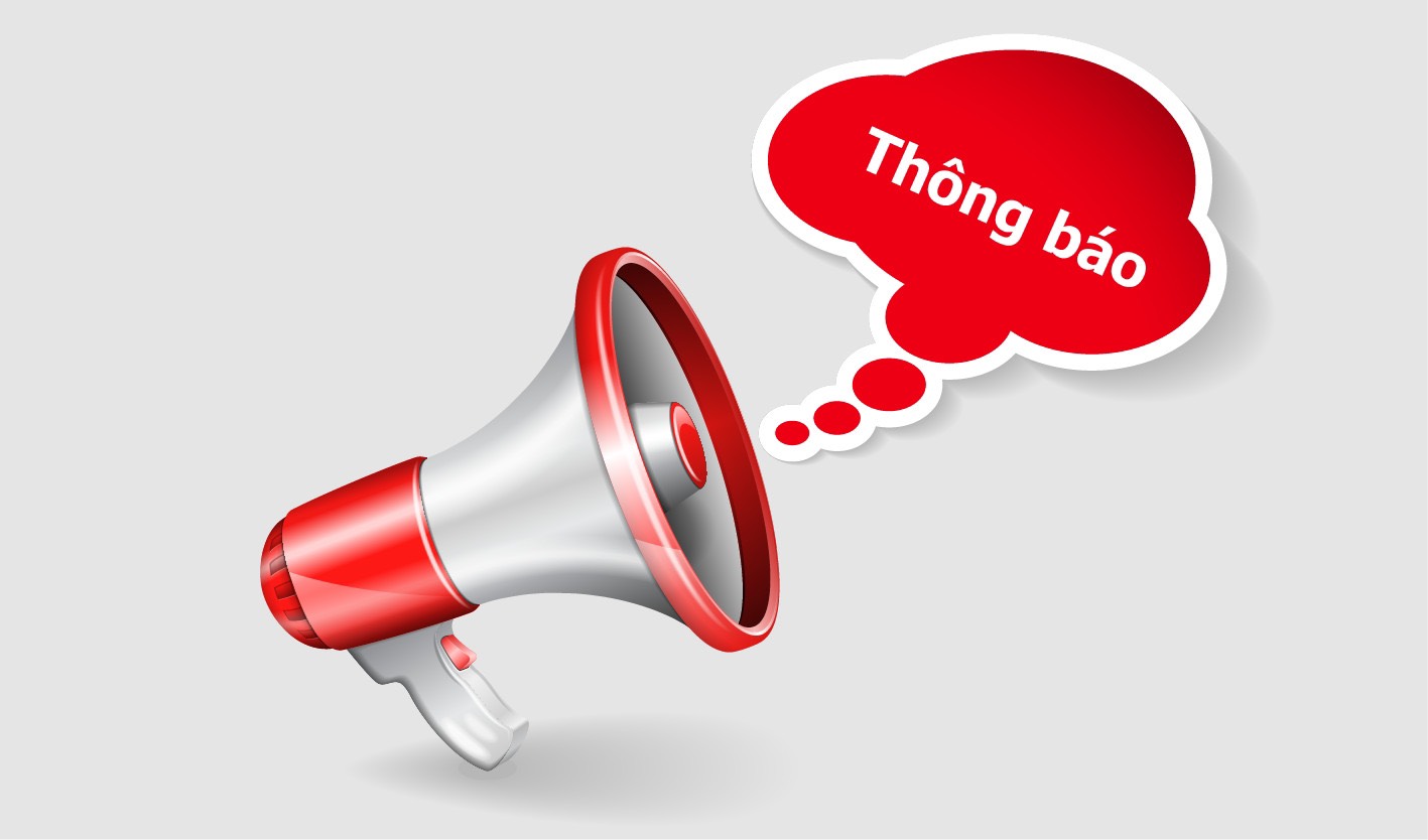 Thông báo thay đổi lịch thanh toán tiền nước